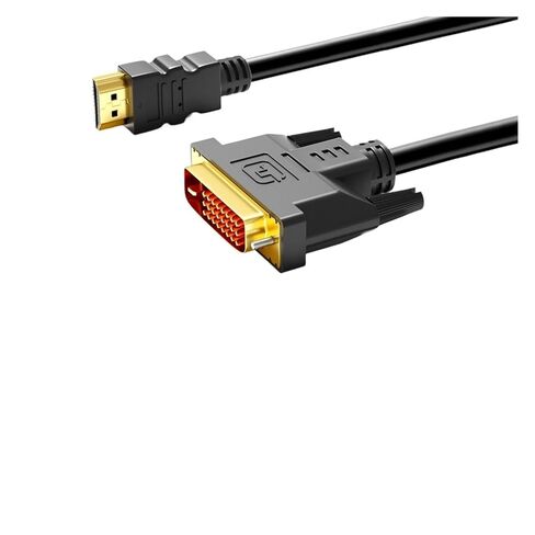 مطلي بـ DVI إلى HDTV HD DVI 24+1 ذكر إلى ذكور محول كابل الفيديو الرقمي الكابل العالي HDTV لتمديد جهاز عرض الكمبيوتر (300 سم) in Saudi Arabia