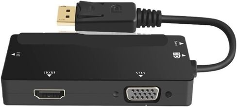 DUPILINK Displayport DP to HDMI-Compatible DVI Adapter 1080P Display Port Cable Converter for PC Projector(DP to DVI) in Saudi Arabia