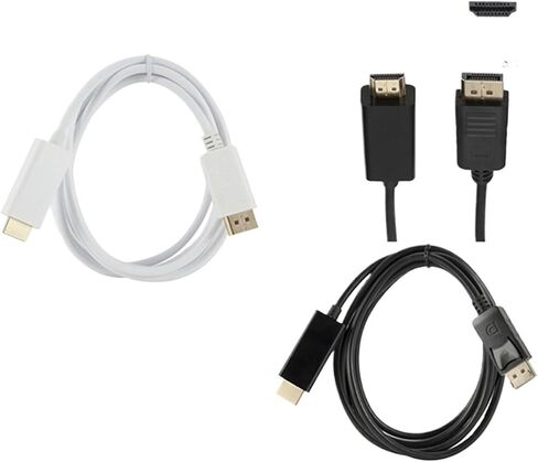1.8m/6ft DisplayPort HDMI Adapter 1080p DisplayPort Converter لجهاز الإسقاط للكمبيوتر الشخصي DP إلى HDMI DisplayPort HDMI Cable (Red) in Saudi Arabia