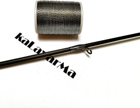 Kalavarma Metallic Wrapping Thread for Fishing Rod Guide 5+3 pcs 6 Color 240 Yards/Spool 220M in Saudi Arabia
