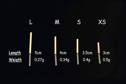 40pcs 4 Sizes Golden Brass & Plastic Tube Kit - Fly Tying Materials (Assorted) in Saudi Arabia