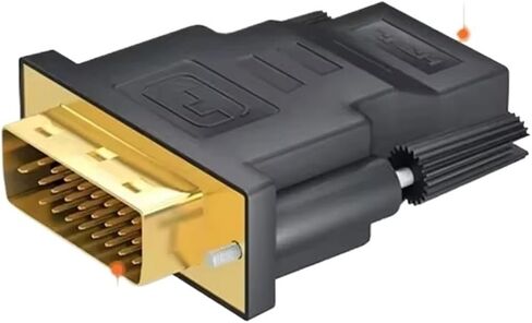 DVI to HDMI-Compatible Cable 1080P Adapter DVI Male to Female Bi-Directional Connector Converter for P>S#3 Projector TV Box in Saudi Arabia
