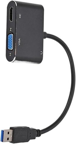 3in1 USB 3.0 to HDMI-Compatible Converter Output to HD 1080P Adapter Cable for Projector M>oni>tor in Saudi Arabia
