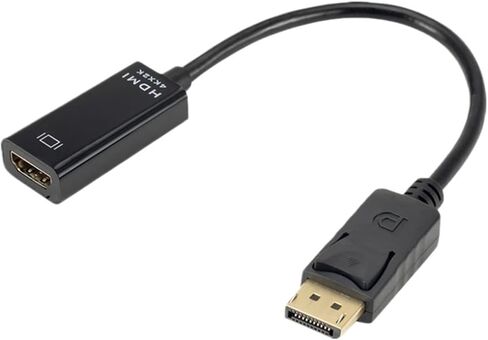4K DP إلى محول محول HDMI متوافق مع ميناء العرض Male DP Male HD TV Adapter لجهاز الكمبيوتر التلفزيوني (1080 بكسل) in Saudi Arabia