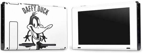 Skinit Decal Gaming Skin Compatible with Nintendo Switch Bundle - Officially Licensed Looney Tunes Daffy Duck Big Head Design in Saudi Arabia