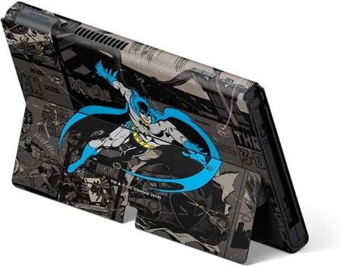 Skinit Decal Gaming Skin Compatible with Nintendo Switch OLED (2021) - Officially Licensed DC Comics Batman Classic Art Design in Saudi Arabia