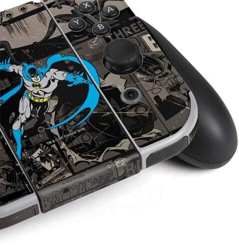 Skinit Decal Gaming Skin Compatible with Nintendo Switch OLED (2021) - Officially Licensed DC Comics Batman Classic Art Design in Saudi Arabia