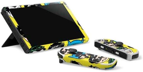 Skinit Decal Gaming Skin Compatible with Nintendo Switch OLED (2021) - Officially Licensed DC Comics Batman Classic Art Design in Saudi Arabia