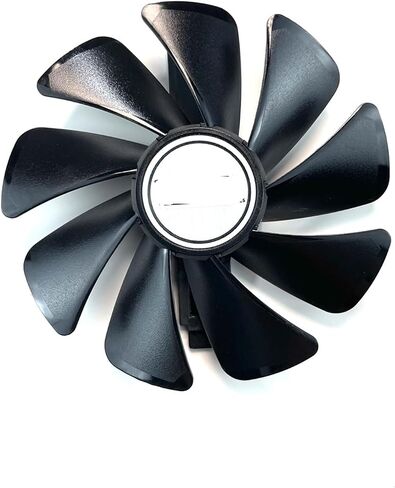 CF1015H12D Gaming Graphics Card Cooling Fan DC12V RX 590(Black 1-Fan) in Saudi Arabia