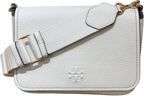 حقيبة كروس نسائية من Tory Burch 144688 Thea Flap Grey Heron مع أجهزة ذهبية in Saudi Arabia