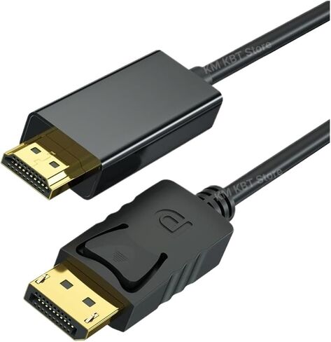 4K DisplayPort to HDMI Cable Cable DP Male to Male HDMI Cable for Computer TV Projector m> oni> tor in Saudi Arabia