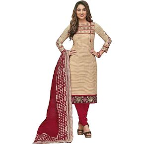 Miraan Women's Cotton Printed Readymade Salwar Suit