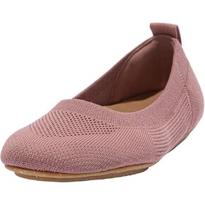 FitFlop Women's Allegro E01 Multi-Knit Ballet Pumps, Warm Rose - 8