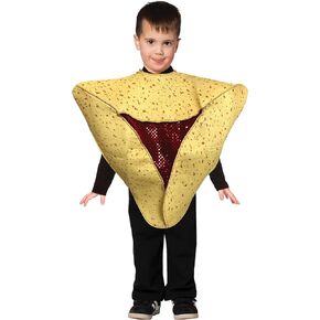 Rasta Imposta Hamantaschen Cookie Purim Costume, Cherry Red, Unisex, Child Size 3-4T
