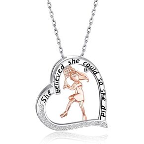 Tennis Necklace for Women Tennis Racquet Necklaces Inspirational Jewelry Gifts for Girls Tennis Lover