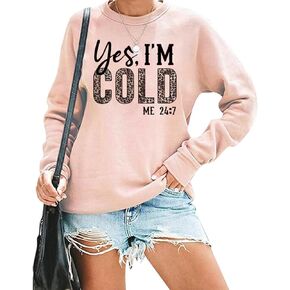 AIMITAG Leopard Letter Print Sweatshirt Women Funny Graphic Fall Long Sleeve Crewneck Pullover Casual Loose Hoodie Tops