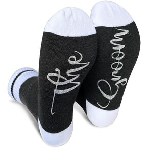 The Groom Socks, Gift for Husband newlyweds, Wedding Gift, Novelty Gift for Thanksgiving Christmas Birthday, 1 Pair-50