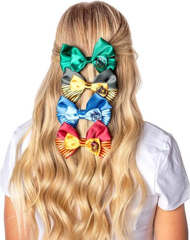 Harry Potter Hogwarts School Gryffindor House Crest Hair Bow in Saudi Arabia
