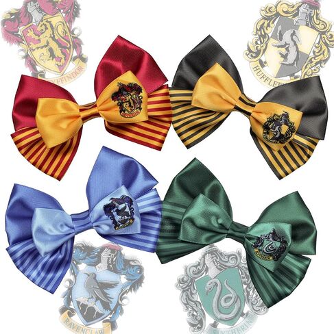 Harry Potter Hogwarts School Gryffindor House Crest Hair Bow in Saudi Arabia