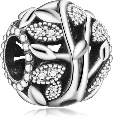 مجوهرات فضية استرليني عيار 925 من إيزي توكسيدو باشن آند لوف تشارمز للأساور, معدن, مكعب زركونيا in Kuwait