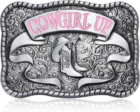 Western Cowboy Cowgirl Belt Buckle for Girls Boys Rodeo Belt Buckles Men Women Birthday Christmas Gift Halloween in Saudi Arabia