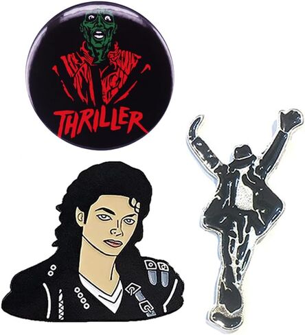 مجموعة مايكل إم جي بروش معدنية حساسة للمعجبين يجب شراء 3 قطع في قطعة واحدة in Kuwait