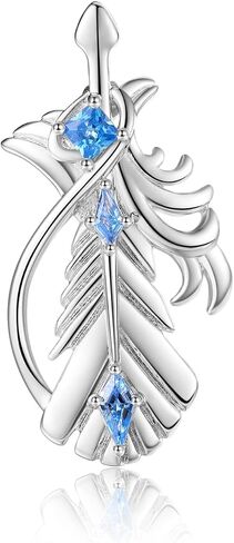 RORTY XIN Traveller Genshin Impact Wanderer's Troupe Series Artifacts Bard's Arrow Feather Brooch Plume of Death Jewelry Gift For Game Fans Cosplay in Saudi Arabia