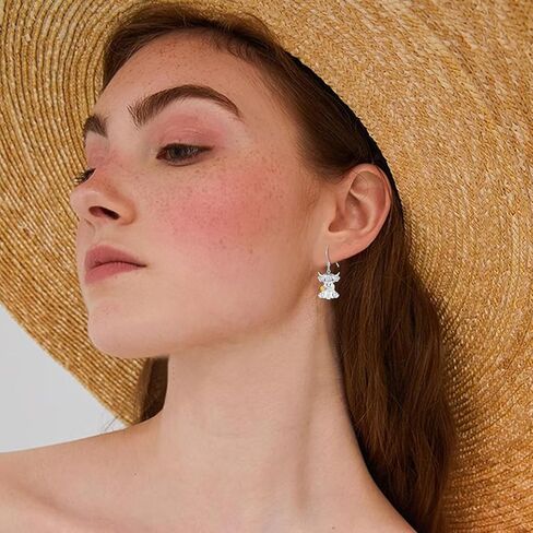 ConBo Highland Cow Earrings for Women 925 Sterling Silver Highland Cow Earrings Dangle Animal Hypoallergenic Jewelry Gifts for Girls Mom Birthday Christmas in Kuwait