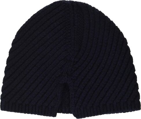 A｜X ARMANI EXCHANGE Women's Smiley Logo Patch Beanie Hat in Saudi Arabia