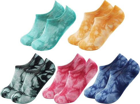 5 عبوات نسائية من القطن المربوط المصبوغ بألوان متنوعة in Kuwait