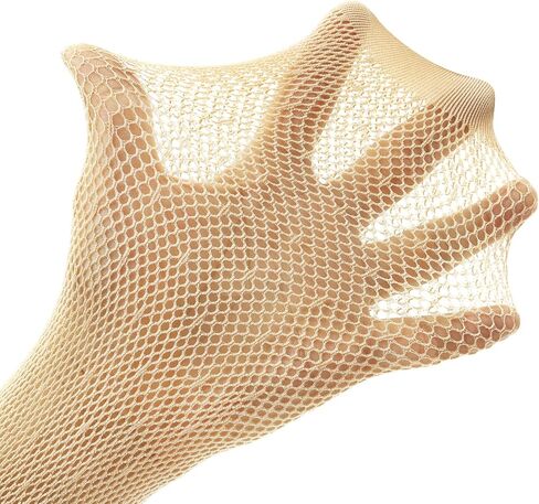 Littleforbig High Waist Fishnet Mesh Net Stockings Jacquard Pantyhose 3 Pairs in Saudi Arabia