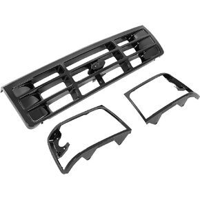 KUAFU Grille & Headlight Door Compatible with 1992-1997 Ford Bronco F150 F250 F350 Replacement for FO1200442 FO2512130 FO2513131