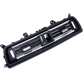 Dashboard Chrome Air Vent Outlet Cover, Front Left AC Vent Grille Outlet Panel Trim Replacement for BMW 5 Series F10 F11 F18 520i 523i 525i 528i 535i (Left)