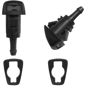 5303834AB Patriot Premium Wiper Washer Nozzles Fit for 2008-2017 Jeep Patriot MK74 Windshield Washer Fluid Jet Nozzle | Easy to Install | 2 Pack, Ref 5303834AA, Replace for Jeep Patriot Accessories