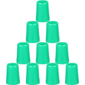 SummerHouse 10 Pieces Solid Color Golf Iron Ferrule 0.355x0.750'' Fit 0.355'' Tapered Steel Shaft Iron Wedge Plastic Ferules
