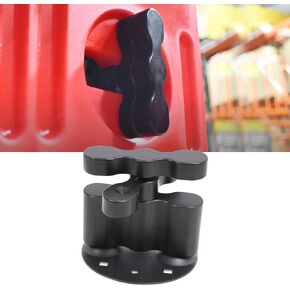 RULLINE RX-DLX-PM Pack Mount Bracket Cargo Racks Double Fixing Mount Fit for Standard Pack Mount Compatible with Fuel & Gas Can & Water Pack Mount