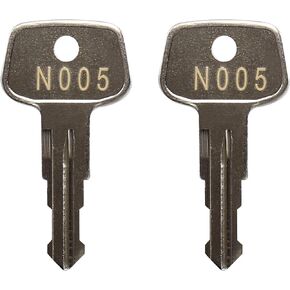 N005 Thule Series Frame Keys,Thule Key Replacement for Yakima and Thule Ski, Roof, Cargo Box, Carrier Racks and Crossbar [Code N005 or N005R-005R]