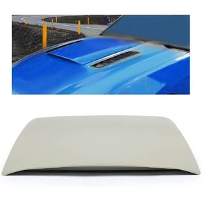 KUAFU Hood Scoop Compatible with 2013 2014 Ford Mustang Gray ABS