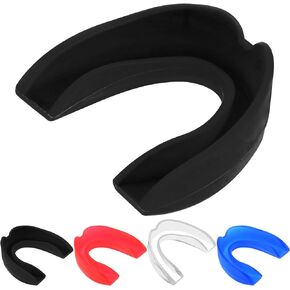 4 Pcs Mouth Guard Sports Mouthpiece Braces Athletic Teeth Armor Gum Mouthguard Protector Bite for Baseball Football Soccer Boxing Hockey Karate Basketball Taekwondo Lacrosse Gear