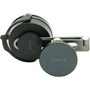 Jowua 6D Tesla Compatible Invisible Foldaway Car Mount (Magnet) for Tesla S/3/X/Y Support Qi2 Wireless Charger