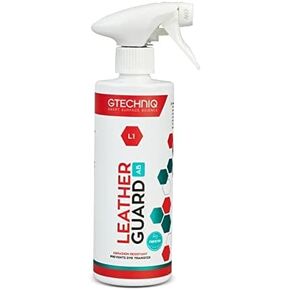 Gtechniq - L1 Leather Guard AB - تقنية BioCote، حماية ضد الأشعة فوق البنفسجية، أضرار التآكل، نقل الأصباغ وتغيرات الألوان الأخرى، لمسة نهائية غير لامعة (500 ملليلتر) in Saudi Arabia