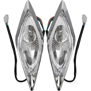 HIAORS Atv Quad Headlight Head Lamp for Coolster Taotao Kazuma Sunl 50cc 70cc 110cc 125 50cc 110cc 150cc 200cc 250cc 4 Wheeler Parts Left and Right