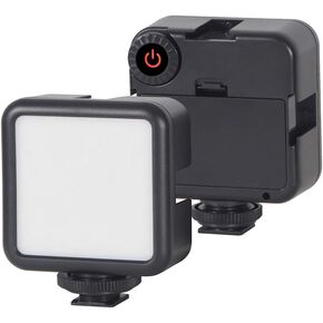 W49 Pocket LED Video Light with 3 Cold Shoe Mounts 49 LED Bulbs Vlog Photo Fill Light on Camera for DJI OSMO Pocket Sony A6400 A6300 Canon DSLR Cameras Wedding Interview Macrophotography