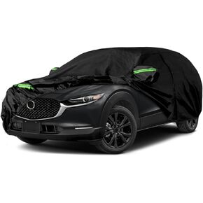 Car Cover Compatible with Mazda MX-5 Miata 1998-2019 2020 2021, 6 Layer Heavy Duty Waterproof Dustproof Black Car Cover