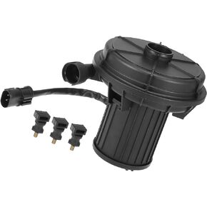 Motoforti Car Secondary Air Pump Smog Pump,for BMW 525i 2004-2005,Plastic,Black