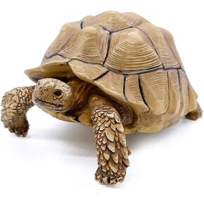 Sulcata Tortoise Statue Figurine Collection Gift Decorations