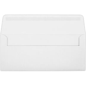 LUXPaper #10 Business Envelopes | Peel & Press | 4 1/8" x 9 1/2" | Natural | 30% Recycled | 80lb. Text | 50 Qty