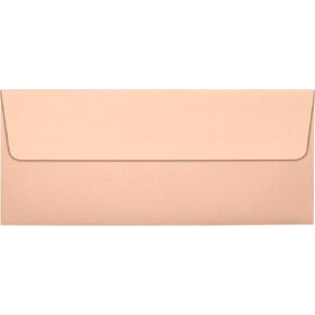 LUXPaper #10 Business Envelopes | Peel & Press | 4 1/8" x 9 1/2" | Blush Pink | 80lb. Text | 50 Qty