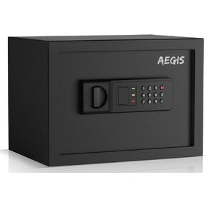 AEGIS 0.8 Cubic Feet Cabinet Safe Box with Digital Password & Keys Electronic Security RV Safe Box Money Lock Box for Home Hotel Office Business Jewelry Gun Cash