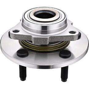 4WD 515072 (Pair) Front Wheel Hub Bearing Assembly Compatible with 2002-2008 Dodge RAM 1500 5 Lugs Non-ABS